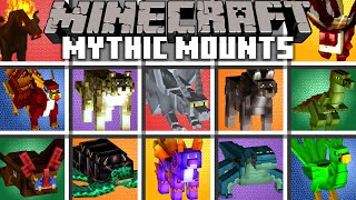 Minecraft Mythic Mounts All Mobs Spawn Eggs amp Taming  Minecraft Mods  Minecraft Java Edition [upl. by Leirraj]