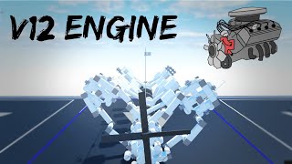 V12 Stationary Engine  Plane Crazy Simple Engineering [upl. by Hume]