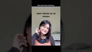 main rahoon ya na rahoon  Sinthia Omi  Cover Song youtubeshorts mainrahoonyanarahoon fyp [upl. by Nichy67]