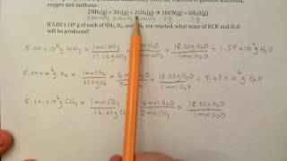 Limiting Reactant with 3 Reactants [upl. by Averill459]