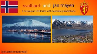 svalbard and jan mayen eas alarm 2 norwegian territories with separate jurisdictions🇧🇻 [upl. by Kalagher563]