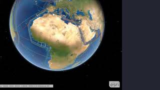 Examining submarine cables with 3D maps and globes [upl. by Ahcropal]