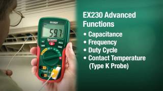 Extech EX210  EX230 Infrared Multimeter Showcase Video [upl. by Dust275]