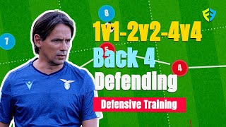 Unlock The Secrets to Better Defending Top 3 Defensive Drills to Improve Your Back 4 Defending [upl. by Gilud746]