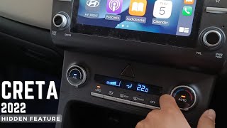 New Creta Hidden Feature 2022  2022 Creta Automatic Climate  Creta 2022 [upl. by Elata]