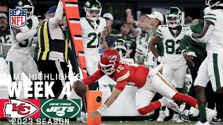 Kansas City Chiefs vs New York Jets  2023 Week 4 Game Highlights [upl. by Anelrihs]