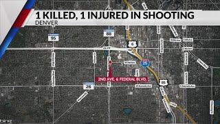 1 killed 1 hurt in overnight shooting in Denver [upl. by Nosiaj489]