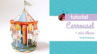 Carrousel de papel DIY 🎠 Regalo de cumpleaños hecho a mano [upl. by Octavus750]