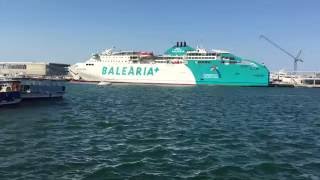 How its look ferry trip from Denia to Ibiza by Balearia Bahama Mama [upl. by Ennahs]