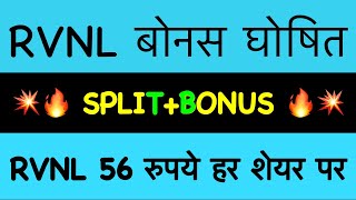 RVNL 14 BONUS🔥 RVNL SHARE LATEST NEWS TODAY DIVIDEND RAIL VIKAS NIGAM LTD ANALYSIS TARGET 2024 [upl. by Enrique957]