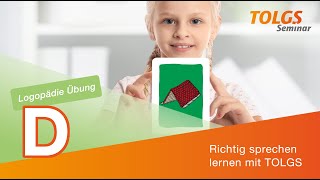 Logopädie Übung für Kinder – Wörter mit D [upl. by Yasmine676]