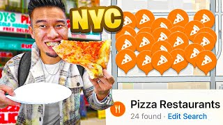 Eating Every Pizza Spot on 1 Block in New York City [upl. by O'Hara]