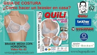 316 Curso de ropa interior ¿Cómo hacer un brassier Copa corte horizontal [upl. by Zohara471]