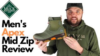 Muck Boot Mens Apex Mid Zip Boot Review 2022 [upl. by Sivatnod]