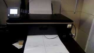 Mira IMPRESORA HPDESKJET 3515 CON SISTEMA CONTINUO DE TINTAS [upl. by Sirtemed]