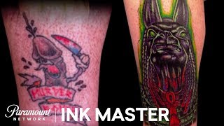 Tattoo Nightmares Big Gus Kills the Murder Boner  Ink Master [upl. by Aidnyl741]