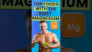 Top 10 FOODS High in MAGNESIUM [upl. by Edieh]