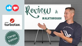 TurboTax review and walkthroughClergy Edition 2024 for 2023 tax return preparation [upl. by Cleopatra]