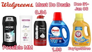 Walgreens Must Do Deals December 31  January 06 lots of detergent deals to grab [upl. by Mallis783]