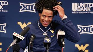 WVU Football  Oct 5 Jahiem White Oklahoma State Post Game [upl. by Gladis]