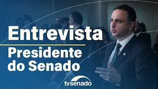 Rodrigo Pacheco fala sobre as votações da semana de esforço concentrado – 13824 [upl. by Nrev]