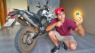 AGORA MINHA XT660 ESTA SÓ O CANO [upl. by Atoked]