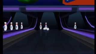 Brunswick Zone Cosmic Bowling  First Look  Nintendo Wii [upl. by Edmead56]