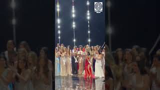 Audience view Miss Nicaragua takes first walk as Miss Universe [upl. by Longawa874]