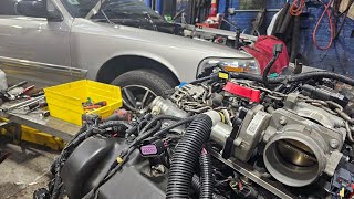 2007 Grand Marquis BUILD  Supercharged  Engine and Transmission are Out  Town Car Refresh [upl. by Blaise521]