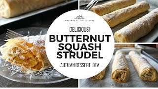 BUTTERNUT SQUASH STRUDEL recipe  Bundevara [upl. by Drawde]