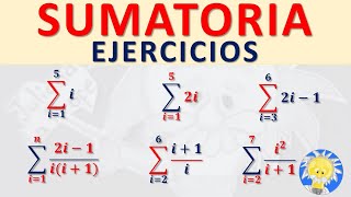 ∑ 👩‍🏫 Ejercicios de SUMATORIA  NOTACIÓN SIGMA  Juliana la Profe [upl. by Aifoz]