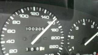 Mazda 323F 16 acceleration 0180 kmh [upl. by Salbu]