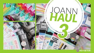 Joann Haul  Happy Planner Haul  Spring Release 2020  Clearance amp New [upl. by Eelsha]