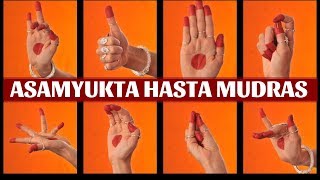 Asamyukta Hasta Mudras Single Hand Gestures with Shloka  Classical Dance lessons part 1 [upl. by Publus]