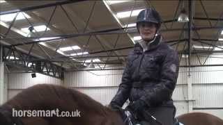 How to ride a travers haunchesin in dressage [upl. by Adaj]