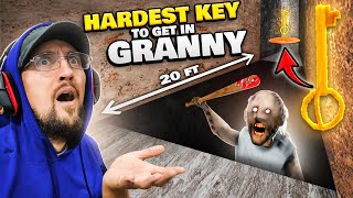 Grannys HARDEST KEY to Get Near IMPOSSIBLE  FGTeeV Granny Water Skit [upl. by Kinnie]