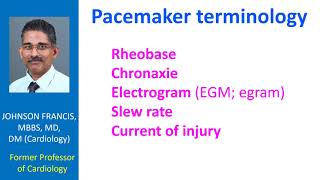 Pacemaker terminology [upl. by Shanleigh]