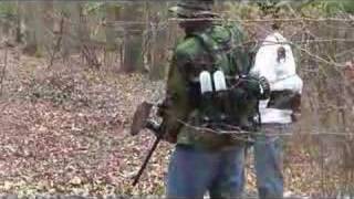 Paintball shooting in the woods [upl. by Ringo]