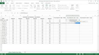 Excel Tricks Calculate Quarters amp Fiscal Quarters from Date with 9 Methods [upl. by Thebault]