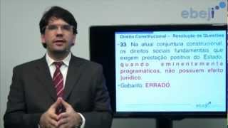 Revisão Ebeji  Direito Constitucional  Normas Programáticas  Prof Ubirajara Casado [upl. by Ruhnke]