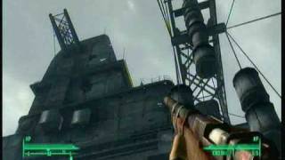 curving a bullet in fallout 3 using VATS physics glitch [upl. by Airom]