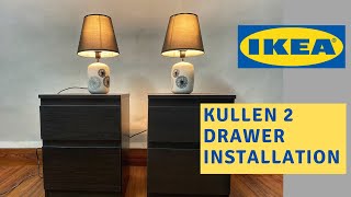 IKEA shopping Mumbai Click and Collect Kullen 2 Drawer Installation [upl. by Croom]