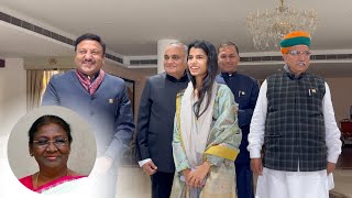 Maithili Thakur met President Droupadi Murmu  VLOG [upl. by Varhol]