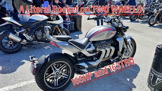 2023 Triumph Rocket 3 GT Test Ride and First Ride Impressions  A ROCKET on TWO WHEELS [upl. by Hadley471]