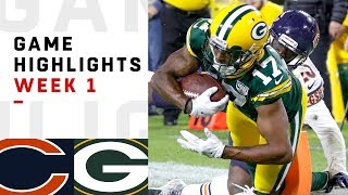 Bears vs Packers Week 1 Highlights  NFL 2018 [upl. by Eidob120]