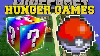 Minecraft POKEMON HUNGER GAMES  Lucky Block Mod  Modded MiniGame [upl. by Darian]