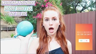 Fans Decide My Life For The Day  Madelaine Petsch [upl. by Willamina]