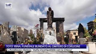 TOTO RIINA FUNERALE BLINDATO AL CIMITERO DI CORLEONE [upl. by Lazarus]