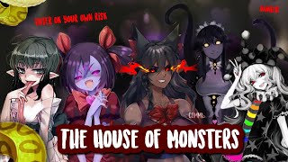 Multiple Speakers The Haunted House of Monster Girls Halloween Collab  Binaural Audio Roleplay [upl. by Anatsirhc453]