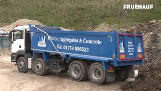 Welton Aggregates  Aluminium Plank Aggregate EightWheeler Testimonial  Fruehauf Rigids [upl. by Donn]